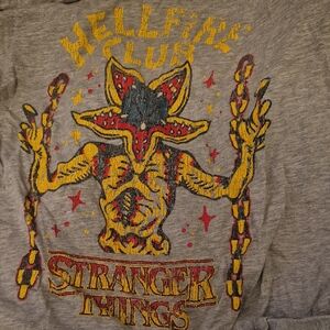 Stranger Things Gray Short Sleeve Tee